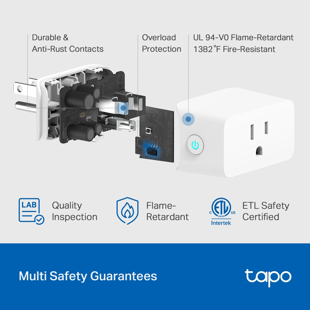 Tapo P110M Mini Smart Wi-Fi Plug – Energy Monitoring Smart Socket with App & Voice Control