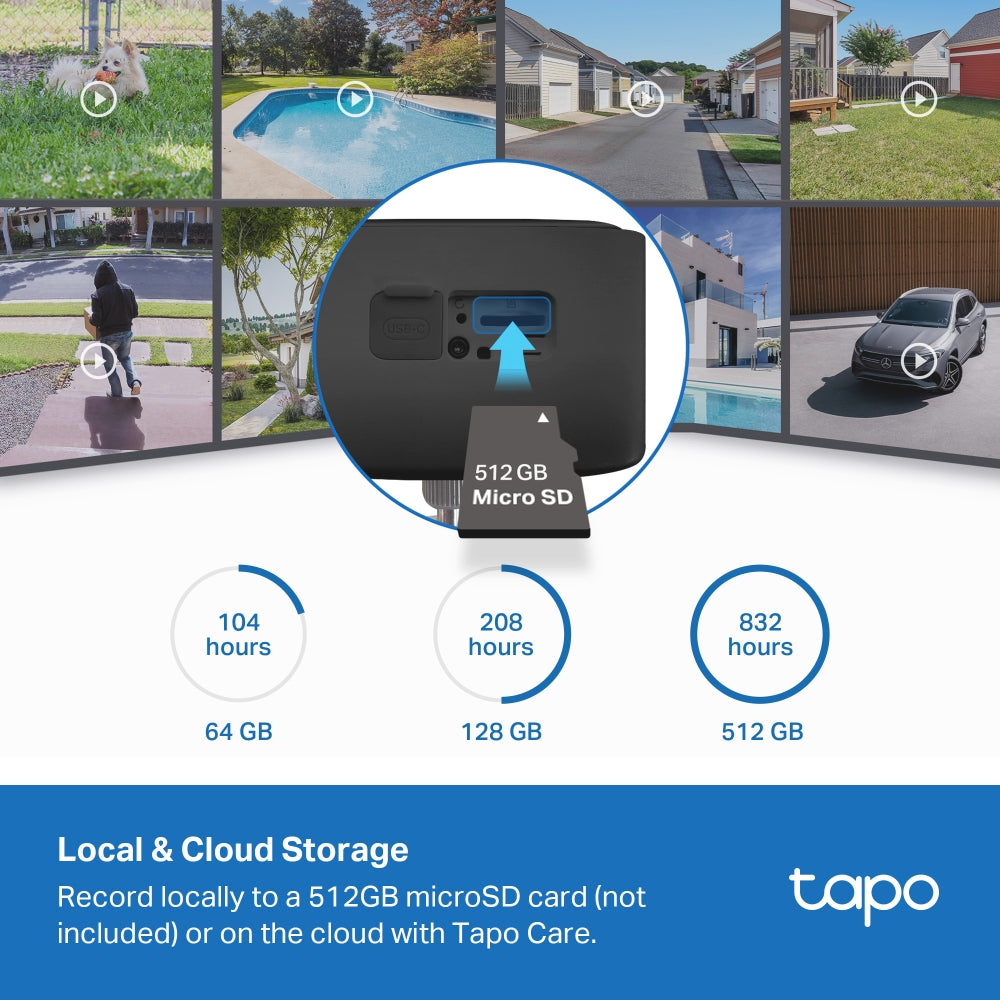 Tapo C401 Smart Wire-Free Outdoor Security Camera – 1080p Battery-Powered Wi-Fi Camera with AI Person Detection, Color Night Vision & Up to 180-Day Battery Life