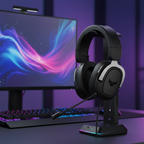 ASUS TUF Gaming H3 wired gaming headset with 50mm drivers, unidirectional microphone, and 3.5mm multi-platform connectivity