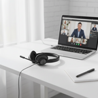 Creative HS-720 V2 USB on-ear headset with noise-cancelling microphone, lightweight design, and plug-and-play USB connectivity for work and online communication