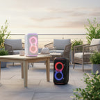 JBL PartyBox Club 120 Portable Party Speaker Black and White