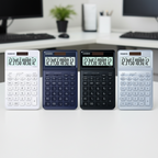 Casio JW-200SC on a real tabletop in an office environment.

White Blue Navy Blue Black
