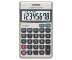 Casio LC-403TV 8-Digit Practical Calculator Metal Faceplate Portable Basic Financial Tool with Tax & Profit Functions