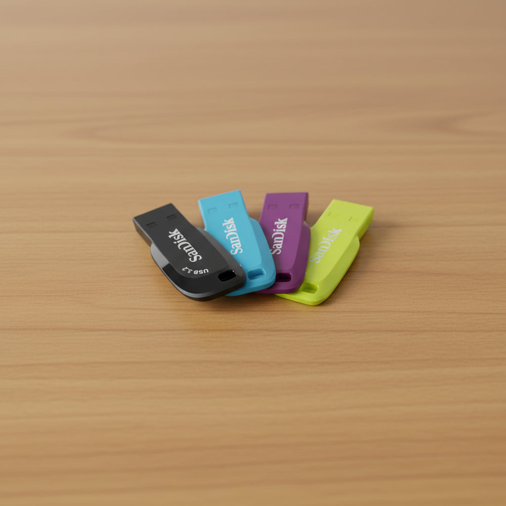 SanDisk Ultra Shift USB 3.2 flash drive for laptop and PC storage.

Black Primrose Green Bachelor Button Blue Primrose Green CattleyaOrchidPurple