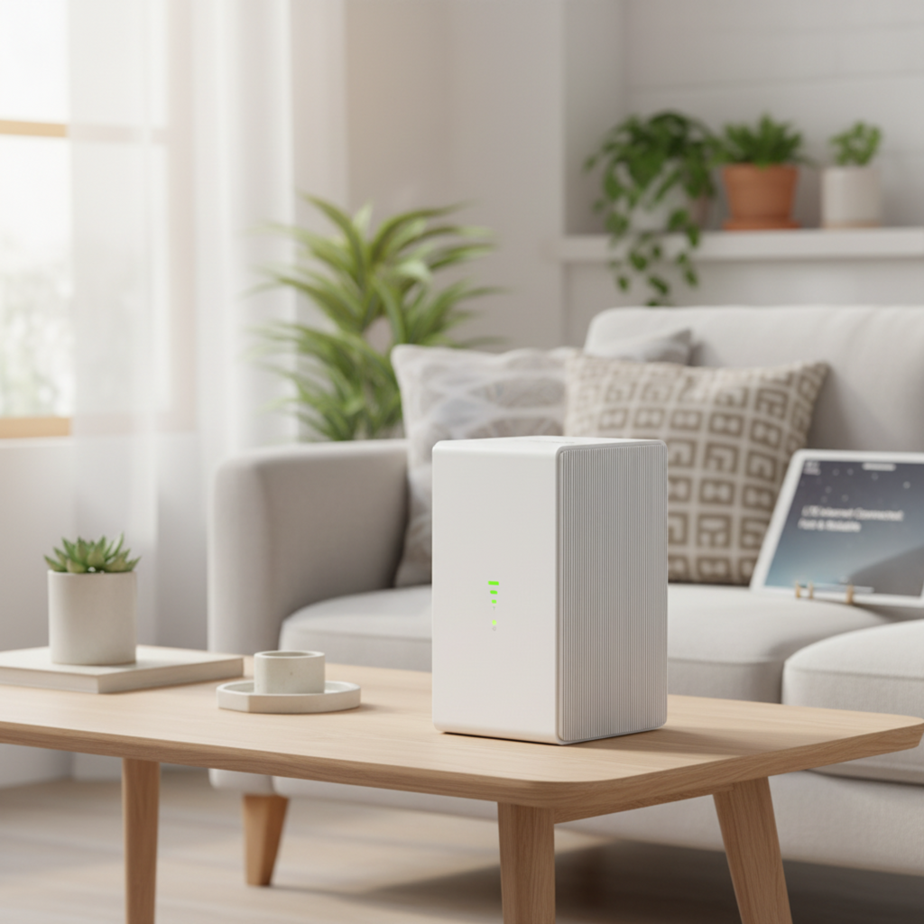 Mercusys MB110-4G LTE router with Nano SIM support, 300Mbps Wireless N WiFi, dual Ethernet ports, and plug-and-play 4G internet connectivity