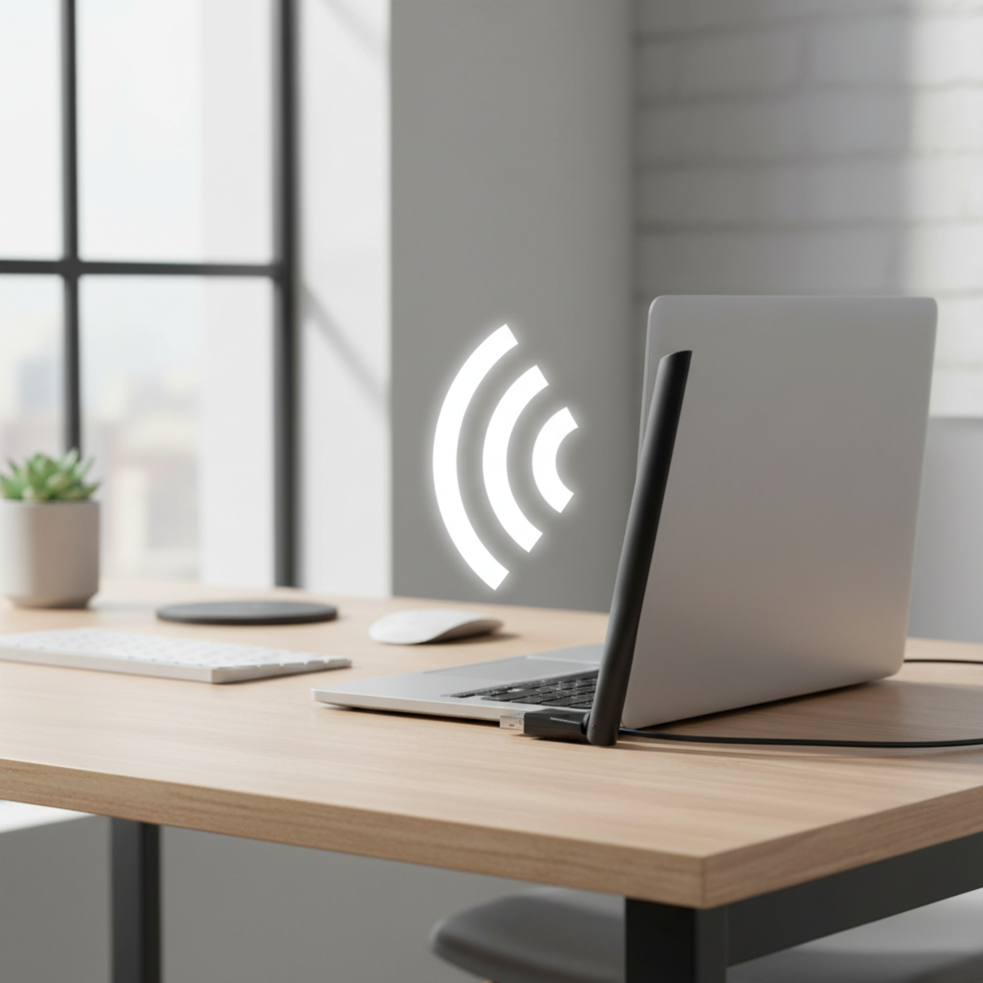 Mercusys MU6H AC650 dual band USB WiFi adapter with high gain 5dBi antenna supporting up to 433Mbps wireless speed for stable PC and laptop internet connectivity
