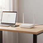 Mercusys MW301R 300Mbps wireless N router with dual antennas, 2.4GHz WiFi support, stable home internet connection, and easy setup for basic networking use