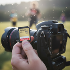 SanDisk Extreme SD UHS-I card close-up professional memory card photography.

32GB 64GB 128GB