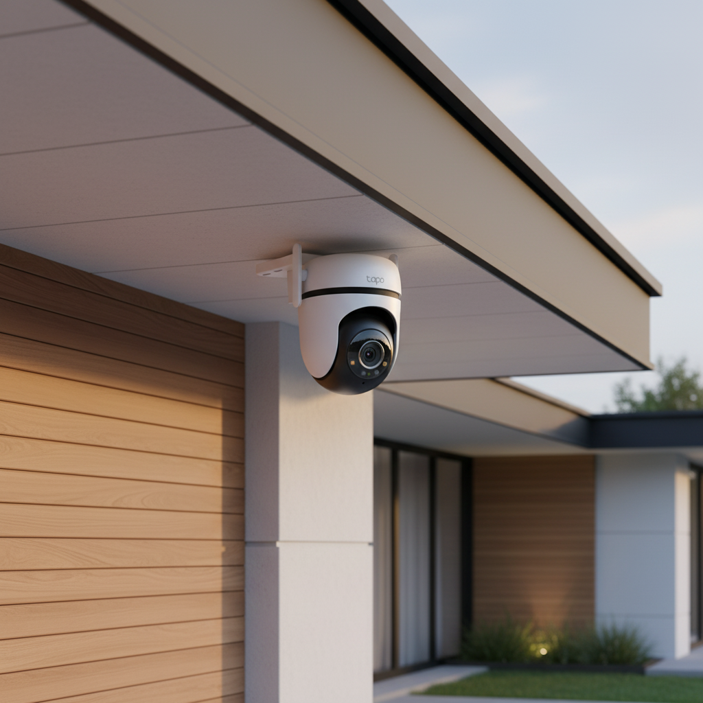 TP-Link Tapo C520WS smart outdoor camera with 360 degree pan coverage