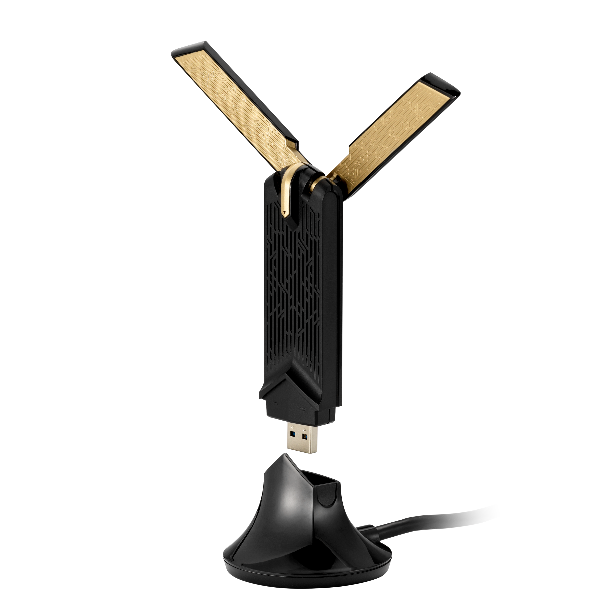 ASUS USB-AX56 AX1800 Dual-Band WiFi 6 USB Adapter with External Antennas, WPA3 Support, USB 3.2 Gen1 High-Speed Wireless Network Dongle